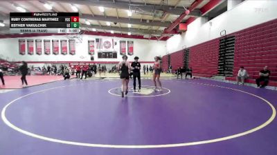 131 lbs Semis (4 Team) - Esther Vakulchik, Lassen College vs Ruby Contreras Martinez, Fresno City College