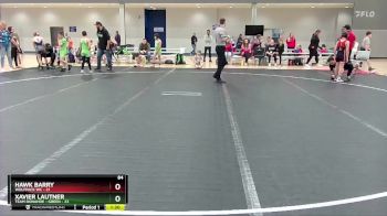 84 lbs Round 1 (6 Team) - Hawk Barry, Wolfpack WC vs Xavier Lautner, Team Donahoe - Green