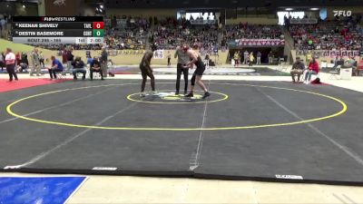 165 lbs Champ. Round 2 - Keenan Shively, Taylor County vs Destin Basemore, Central