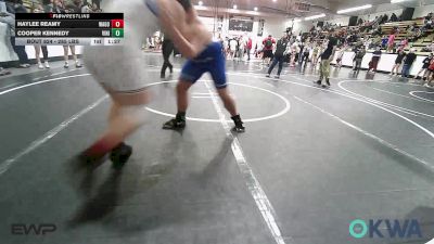 285 lbs Semifinal - Haylee Reamy, Wagoner Takedown Club vs Cooper Kennedy, Vinita Kids Wrestling