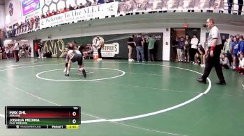 113 lbs Cons. Round 4 - Max Ohl, Ashland vs Joshua Medina, Clay (Oregon)