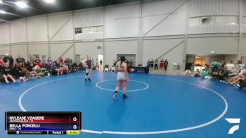 180 lbs Placement Matches (8 Team) - Nylease Yzagere, Arizona Black vs Bella Porcelli, Iowa