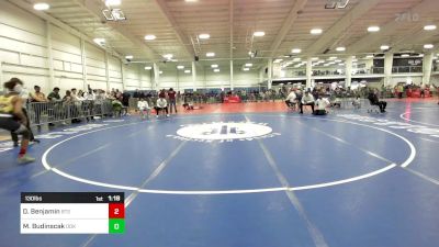 130 lbs Round Of 32 - Diego Benjamin, BTS Providence vs Mason Budinscak, Ddk Wc