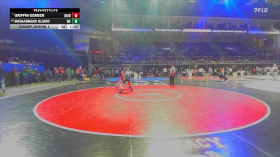 165 lbs Champ. Round 1 - Griffin Gerber, Oakdale vs Mohammad Elmjo, Monterey Trail