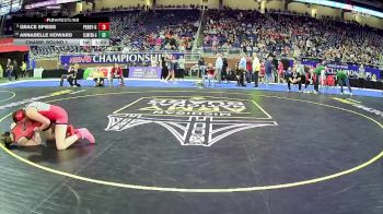 Girls-140 lbs Champ. Round 1 - Nanda Kibi, Plymouth Hs Girls vs Cayleigh Ferguson, LakeVille Memorial Hs Girls