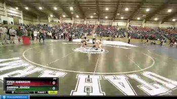110 lbs Quarterfinal - Piper Anderson, Grace vs Sabrina Jensen, Syracuse