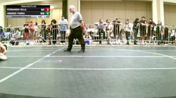 88 lbs Quarterfinal - Fernando Villa, Riverside Rascal vs Andres Yebra, Middletown WC