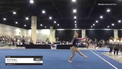 Rylie Bright - Floor, Denton Gym #1215 - 2021 USA Gymnastics Development Program National Championships