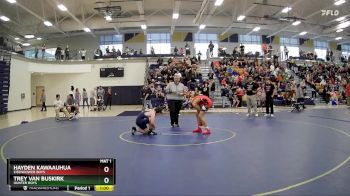 131 Boys Quarterfinal - Hayden Kawaauhua, Eisenhower Boys vs Trey Van Buskirk, Hunter Boys