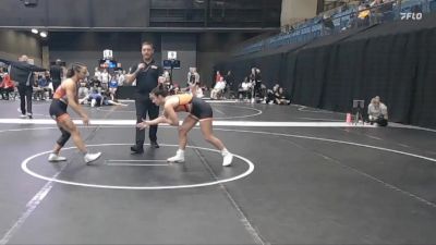 110 lbs 1st Place Match - Jadyn Roller, Oklahoma State University vs Kaylynn Martin, Friends University