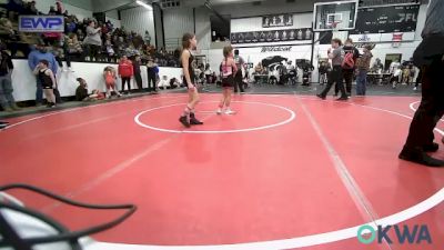 62-67 lbs Rr Rnd 5 - Justice Rich, Skiatook Youth Wrestling vs Brinley Leyba, Team Tulsa Wrestling Club