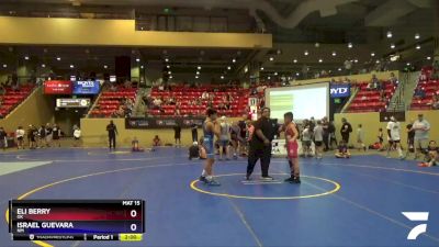 106 lbs Quarterfinal - Eli Berry, OK vs Israel Guevara, NM