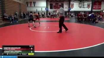 132 lbs 11th Place Match - Sawyer Bouwkamp, Prairie City Monroe vs Johnathan Miranda, Columbus Community/WMU