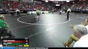 D3-152 lbs Semifinal - Aiden Brosinski, De Soto vs Will Bieber, Coleman