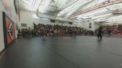 155 lbs Quarterfinal - Isaac Kosmann, Cody Middle School vs Buskin Study, Powell Middle School