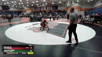 141 lbs Cons. Round 3 - Shaun Quirk, Messiah College vs Dylan Le, Ohio Northern