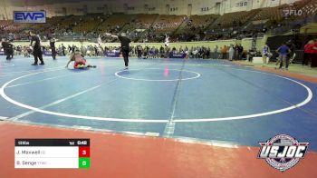 131 lbs Consi Of 4 - Jason Maxwell, Del City Little League vs Boaz Senge, Team Tulsa Wrestling Club