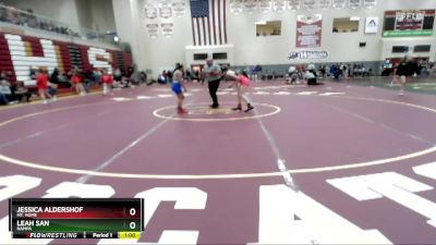 107 lbs Cons. Round 3 - Leah San, Nampa vs Jessica Aldershof, Mt. Home