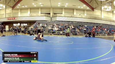 117 lbs Round 3 (6 Team) - Breighlyn Ellis, Delta Wrestling Club Inc. vs Emeric Ritter, Chesterton Wrestling Club