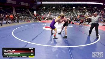 4A-157 lbs Cons. Round 1 - Lyle Ogston, Campbell County vs Austin Blajszczak, Natrona County