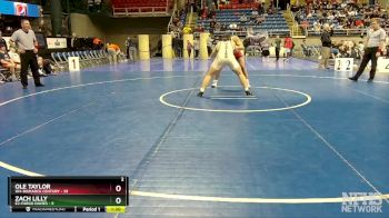 215 lbs Placement Matches - Zach Lilly, E2-Fargo Davies vs Ole Taylor, W4-Bismarck Century