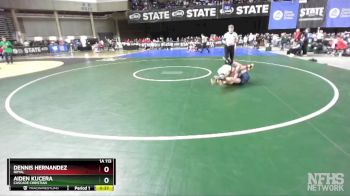 1A 113 lbs 5th Place Match - Aiden Kucera, Cascade Christian vs Dennis Hernandez, Royal