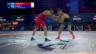 74 kg Qualif. - Hetik Cabolov, Serbia vs Kamil Rybicki, Poland