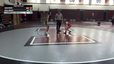 108-116 lbs 1st Place Match - Lexi Fritz, Marion Girls vs Ella Duffy, Center Point-Urbana Girls