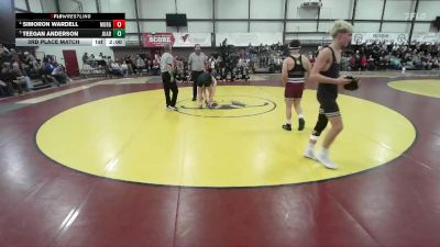 138 lbs 3rd Place Match - Teegan Anderson, Juab vs Simoron Wardell, Morgan