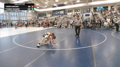 63 lbs Champ. Rd Of 16 - Aiden Sanchez, Sanderson Wrestling Academy vs Forest Wagner, Wyoming Underground Wrestling