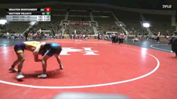 141 lbs Quarterfinal - Braxton Montgomery, Unattached vs Matthew Velasco, Montevallo