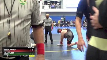 285 lbs Champ. Round 3 - Adam West, PERKINS vs Owen Joyner, HICKSVILLE