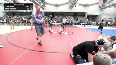 128-H lbs Round Of 64 - Tyler Mann, MacArthur vs Owen O`leary, CJA