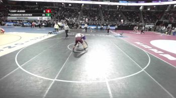 II-215 lbs Semifinal - Cameron Mosher, Honeoye Falls-Lima vs Cody Alessi, Ichabod Crane