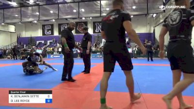 KENJI BENJAMIN SETTE vs DYLAN LEE ROYCE 2019 Pan IBJJF Jiu-Jitsu No-Gi Championship