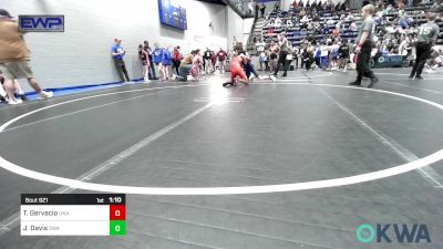 132 lbs Semifinal - Theodore J. Gervacio, Unattached vs Jace Davis, Shelton Wrestling Academy