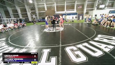 215 lbs Quarters & 1st Wb (16 Team) - Lincoln Lemar, North Dakota vs Matthew Veroeven, Minnesota Blue