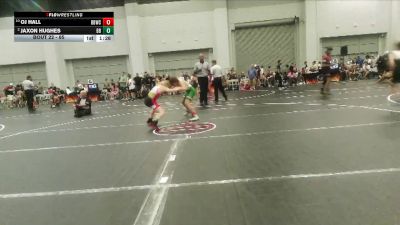 85 lbs Quarterfinal - Oj Hall, Bulloch Bandits Wrestling Club vs Jaxon Hughes, Backyard Brawlers