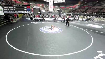 53 lbs 3rd Place Match - Angelo Sanchez, Reign Wrestling Club vs Arrow Ballon, Savage House Wrestling Club