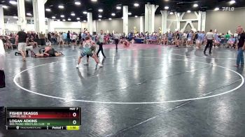 165 lbs Round 4 (6 Team) - Logan Adkins, Dog Pound Wrestling Club vs Fisher Skaggs, Team STL Red