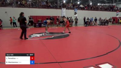 70 kg Consolation - Logan W. Paradice, The Storm Wrestling Center vs Brock Mantanona, Coachella Valley Wrestling