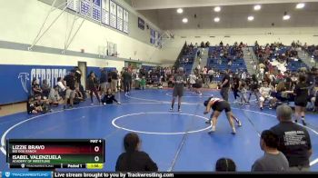 101 lbs Semifinal - Lizzie Bravo, Big Dog Ranch vs Isabel Valenzuela, Academy Of Wrestling