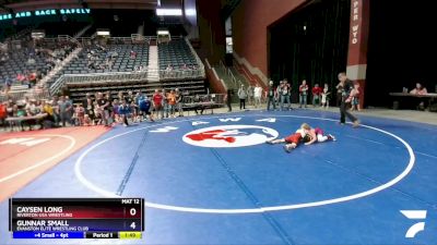 63 lbs 3rd Place Match - Caysen Long, Riverton USA Wrestling vs Gunnar Small, Evanston Elite Wrestling Club