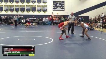 138 lbs Quarterfinal - Josh Faris, Northwest vs Malakhi Sharpley, Solon