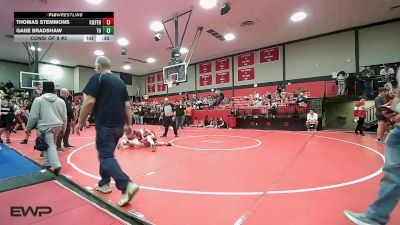 106 lbs Consi Of 8 #2 - Thomas Stemmons, Kiefer High School vs Gage Bradshaw, Tulsa Union