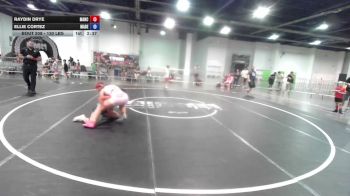 130 lbs Quarterfinal - Raydin Drye, Mancos Bluejays vs Ellie Cortez, Madera Grapplers WC