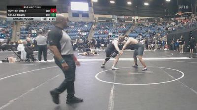 285 lbs Champ. Round 1 - Hunter Linzy, Oklahoma Wesleyan vs Kylar Davis, Murray State
