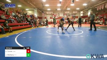 96 lbs Rr Rnd 5 - E Turner, HURRICANE WRESTLING ACADEMY vs J.J Matheny, Grove Takedown Club