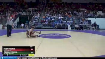 125 lbs Cons. Semi - Alex Friddle, Coe College vs Tommy Russell, Millikin University