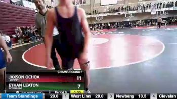 152 lbs Champ. Round 1 - Ethan Leaton, Roseburg vs Jaxson Ochoa, Liberty